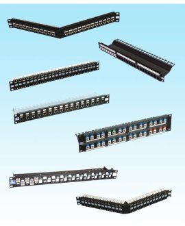 24 Port Keystone Jack UTP Panel Boş